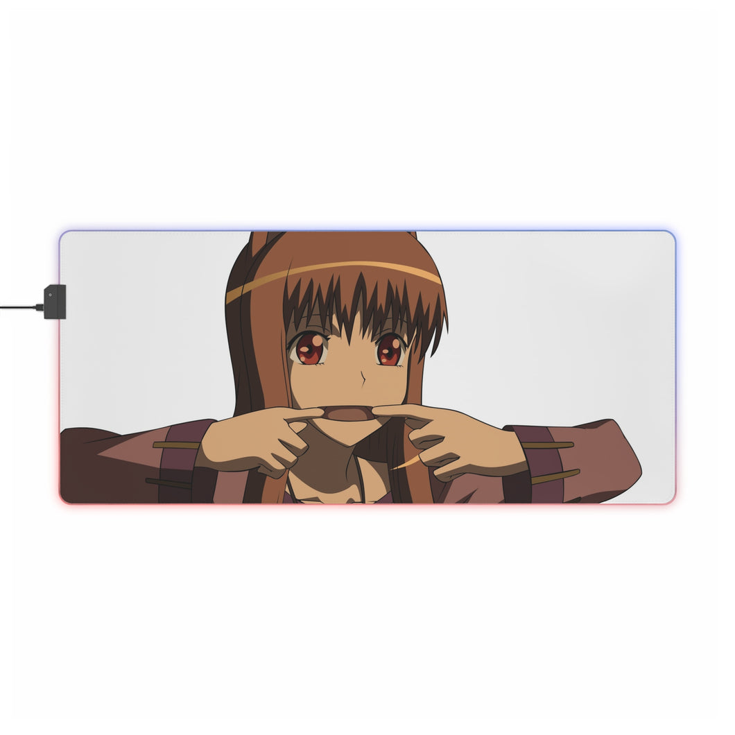 Spice And Wolf RGB LED Mouse Pad (Desk Mat)