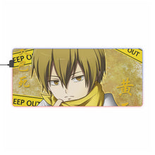 Load image into Gallery viewer, Durarara!! Masaomi Kida RGB LED Mouse Pad (Desk Mat)
