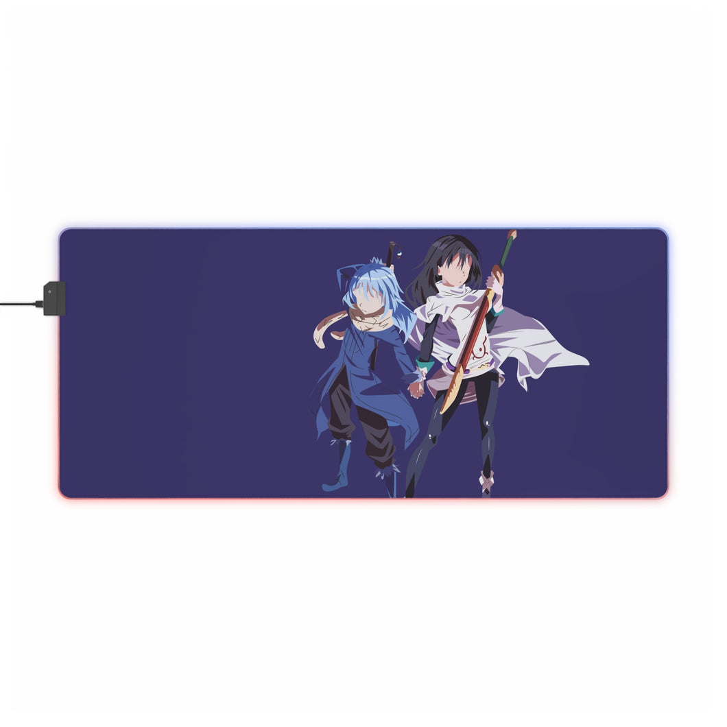 Rimura Tempest & Shizue Izawa Minimalist RGB LED Mouse Pad (Desk Mat)