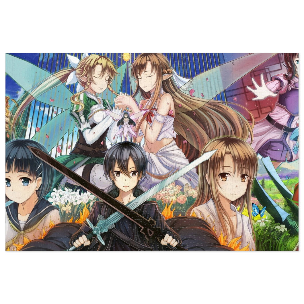 Sword Art Online Asuna Yuuki, Suguha Kirigaya Jigsaw Puzzle
