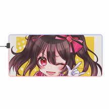 Load image into Gallery viewer, Nico Yazawa RGB LED Mouse Pad (Desk Mat)
