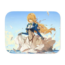 Load image into Gallery viewer, Violet Evergarden Sherpa Blanket

