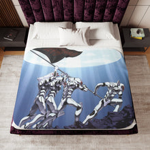 Load image into Gallery viewer, Anime Neon Genesis Evangelion Sherpa Blanket
