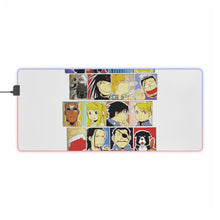 Load image into Gallery viewer, Anime FullMetal Alchemist RGB LED Mouse Pad (Desk Mat)

