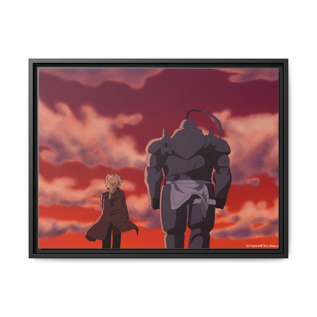 Alphonse Elric Canvas Framed Art Print