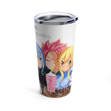 Load image into Gallery viewer, Fairy Tail Natsu Dragneel, Erza Scarlet, Gray Fullbuster, Lucy Heartfilia, Wendy Marvell Tumbler 20oz
