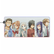 Load image into Gallery viewer, Anohana Meiko Honma, Jinta Yadomi, Naruko Anjou, Tetsudou Hisakawa, Chiriko Tsurumi RGB LED Mouse Pad (Desk Mat)
