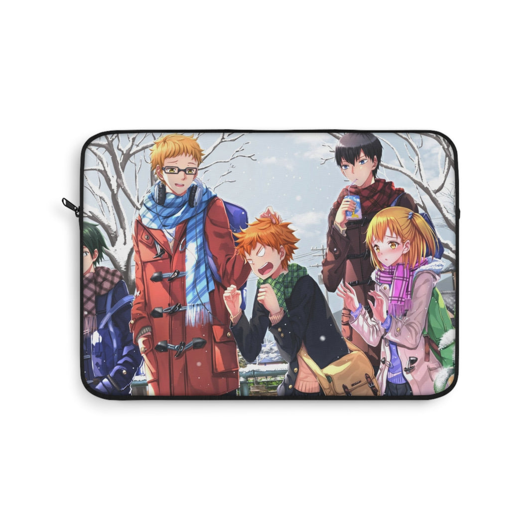 Hinata Shouyou, Kageyama Tobio, Yachi Hitoka Laptop Sleeve