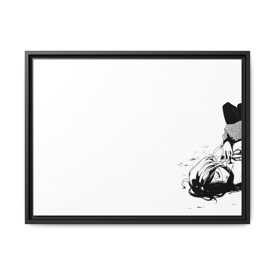 Anime Another Canvas Framed Art Print