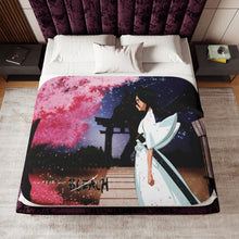 Load image into Gallery viewer, Rukia Kuchiki Sherpa Blanket
