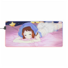 Load image into Gallery viewer, Mayaka Ibara on bed RGB LED Mouse Pad (Desk Mat)
