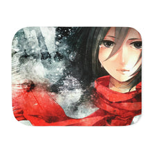 Load image into Gallery viewer, Attack of titan - Mikasa Sherpa Blanket
