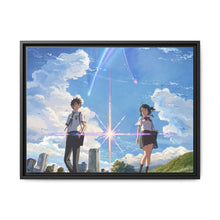 Load image into Gallery viewer, Taki and Mitsuha (Your Name) Canvas Framed Art Print
