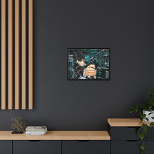 Load image into Gallery viewer, Shinya Kogami With his Dominator Canvas Framed Art Print
