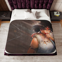 Load image into Gallery viewer, Princess Mononoke Sherpa Blanket
