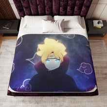 Load image into Gallery viewer, Anime Boruto Sherpa Blanket
