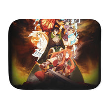 Load image into Gallery viewer, Tate no Yuusha no Nariagari WebSite Background Sherpa Blanket
