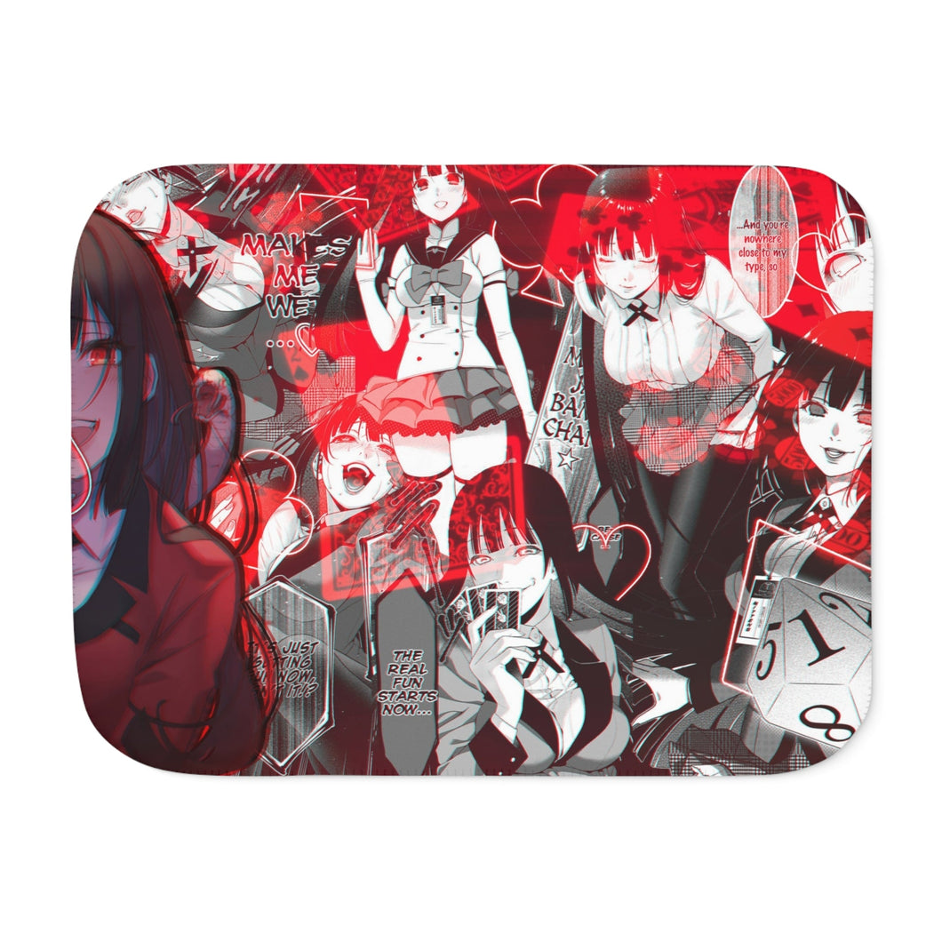 Yumeko Jabami Sherpa Blanket