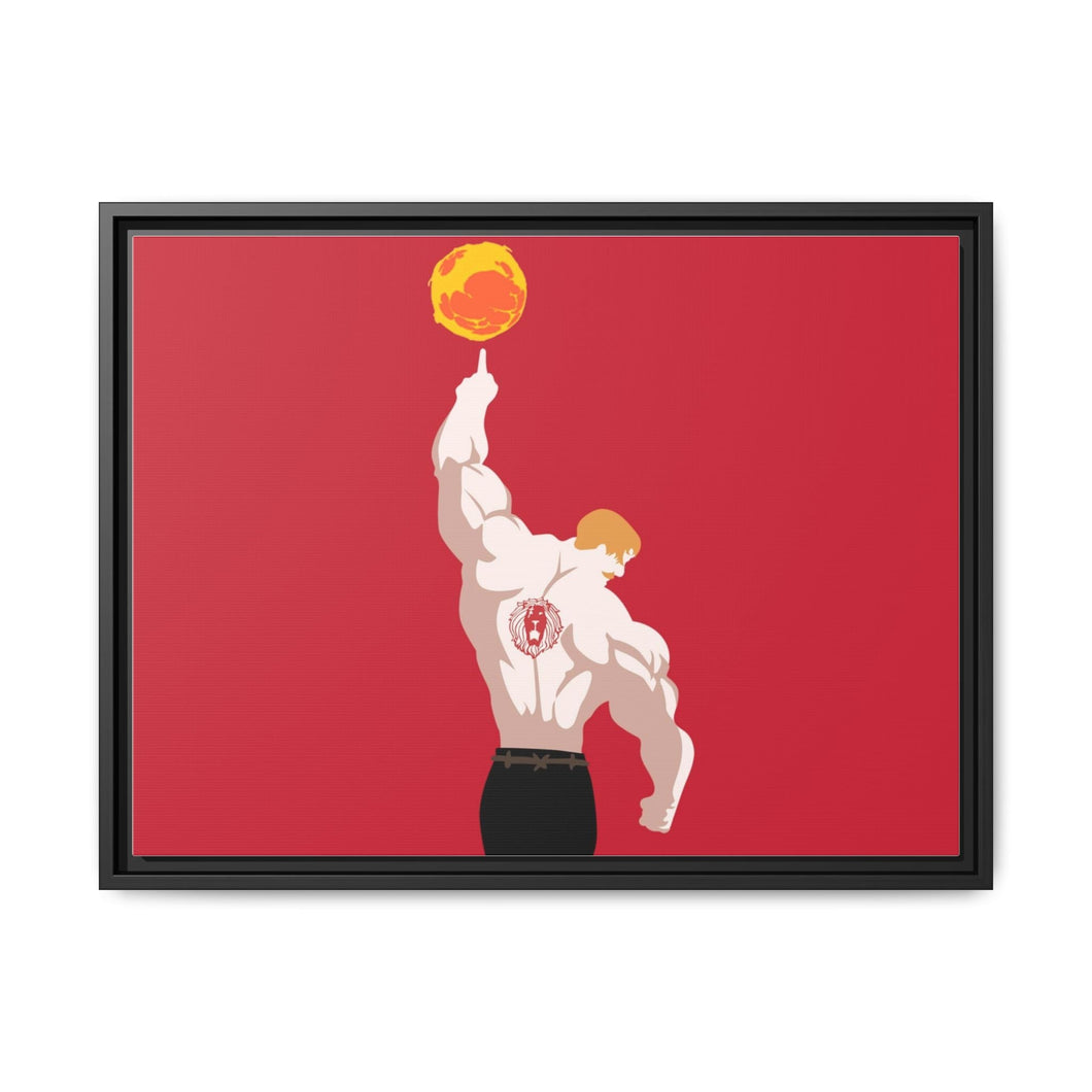 Escanor Canvas Framed Art Print