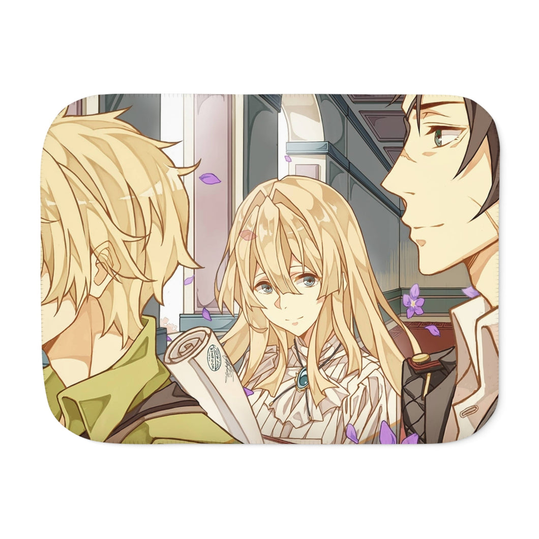 Anime Violet Evergardenr Sherpa Blanket