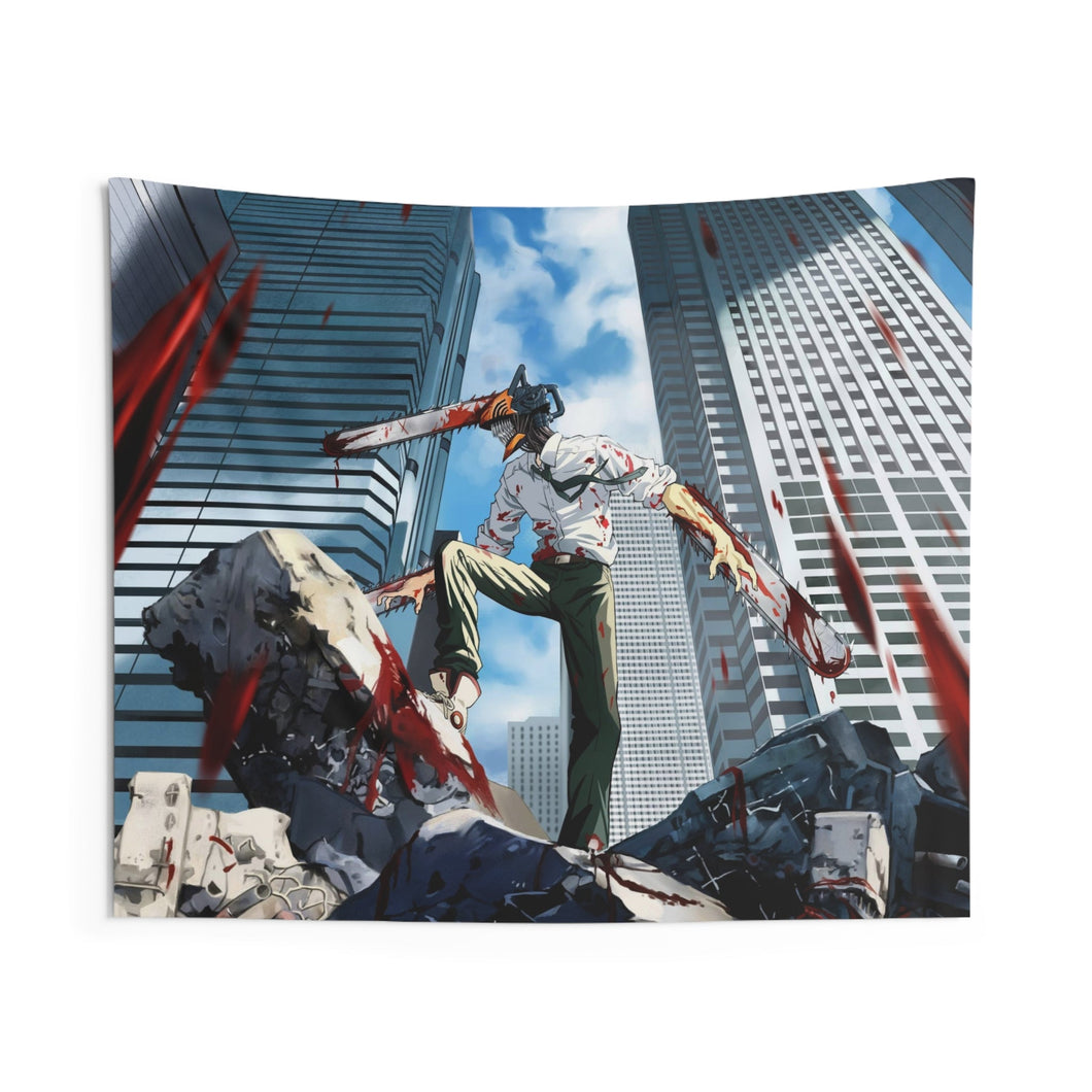 Anime Chainsaw Man Indoor Wall Tapestry