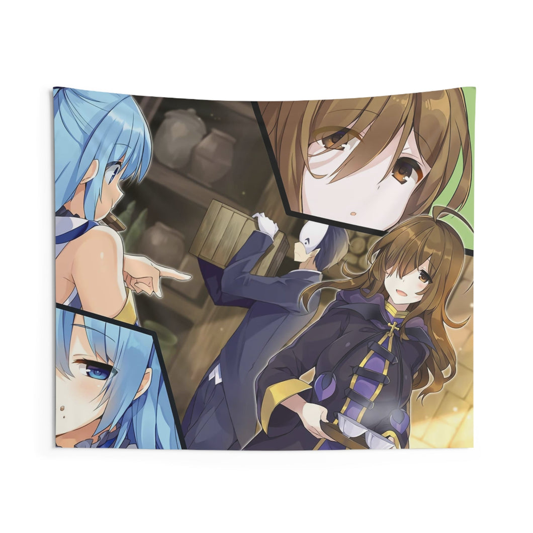 KonoSuba - God’s blessing on this wonderful world!! Indoor Wall Tapestry