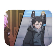 Anime Fire Force Sherpa Blanket