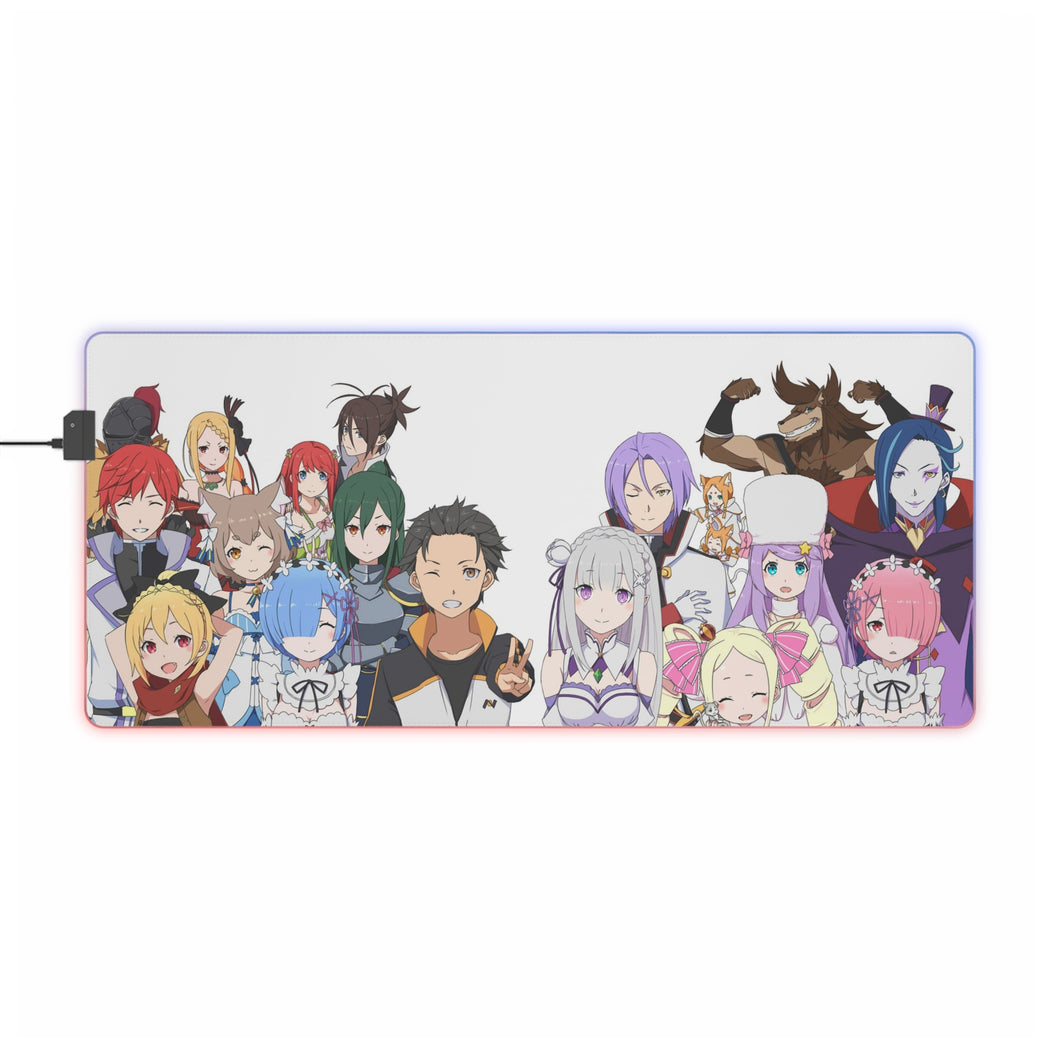 Anime Re:ZERO -Starting Life in Another World- RGB LED Mouse Pad (Desk Mat)