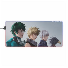 Load image into Gallery viewer, My Hero Academia Izuku Midoriya, Katsuki Bakugou RGB LED Mouse Pad (Desk Mat)
