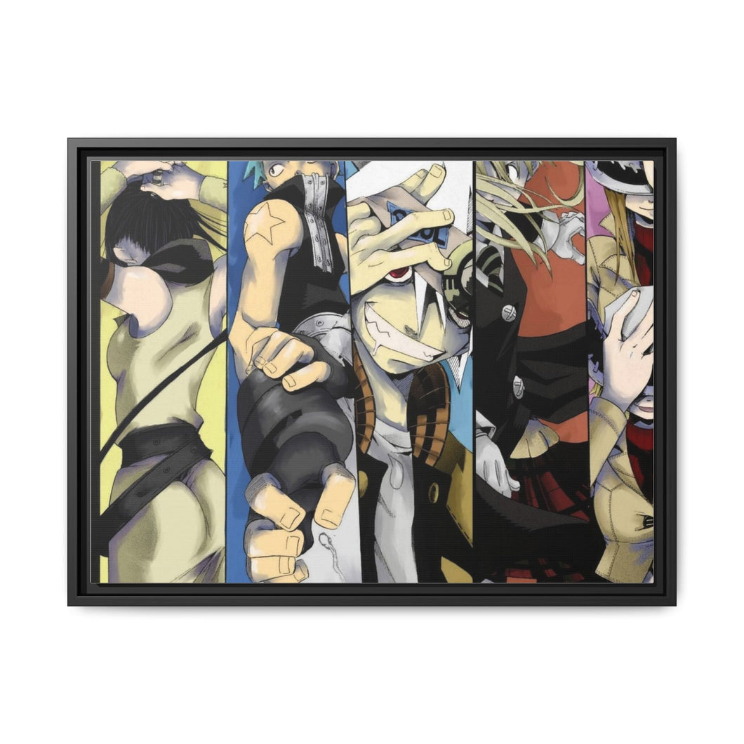 Soul Eater Death The Kid, Maka Albarn Canvas Framed Art Print