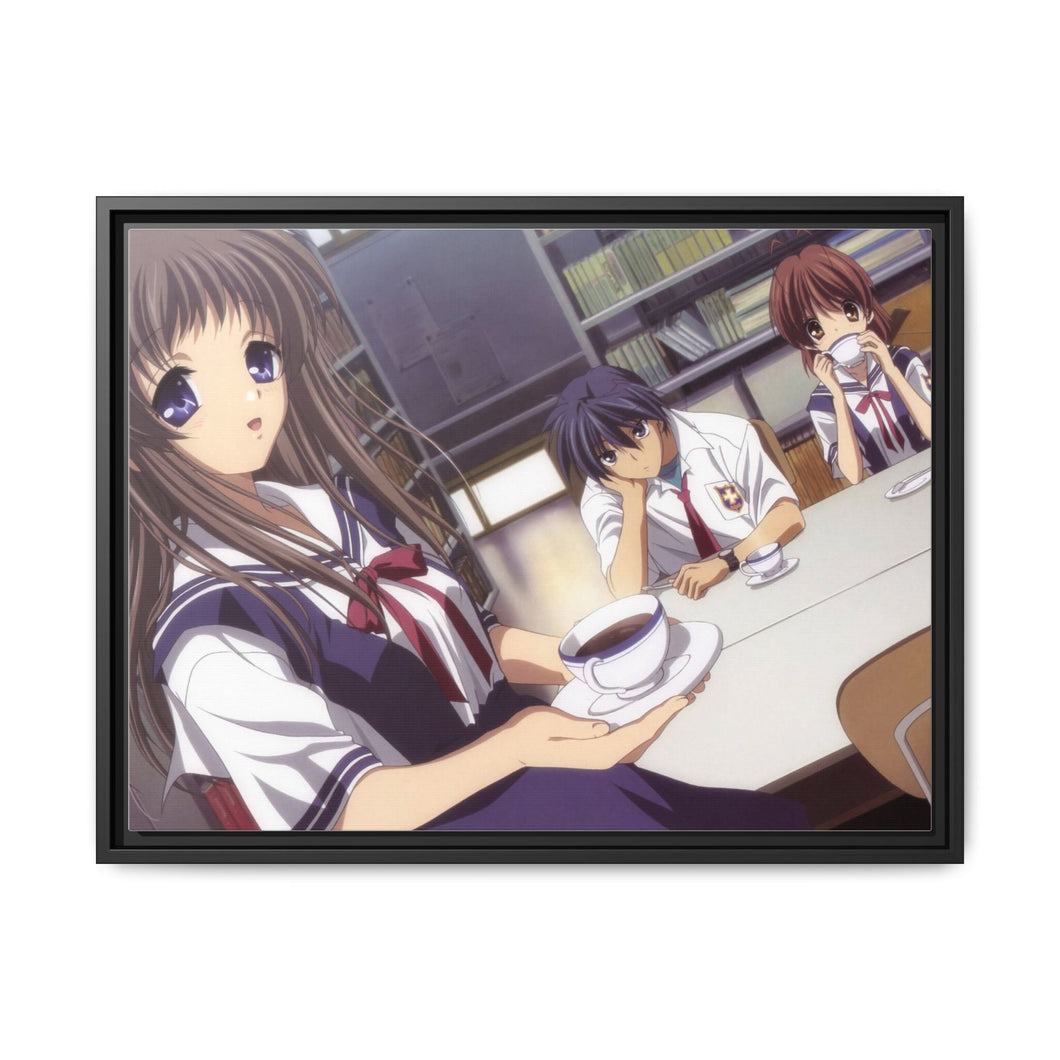 Anime Clannad Canvas Framed Art Print