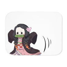 Load image into Gallery viewer, Nezuko Kamado Sherpa Blanket
