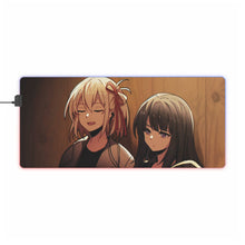 Load image into Gallery viewer, Lycoris Recoil Takina Inoue, Chisato Nishikigi RGB LED Mouse Pad (Desk Mat)

