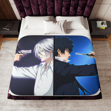 Load image into Gallery viewer, Villain and a hero Sherpa Blanket

