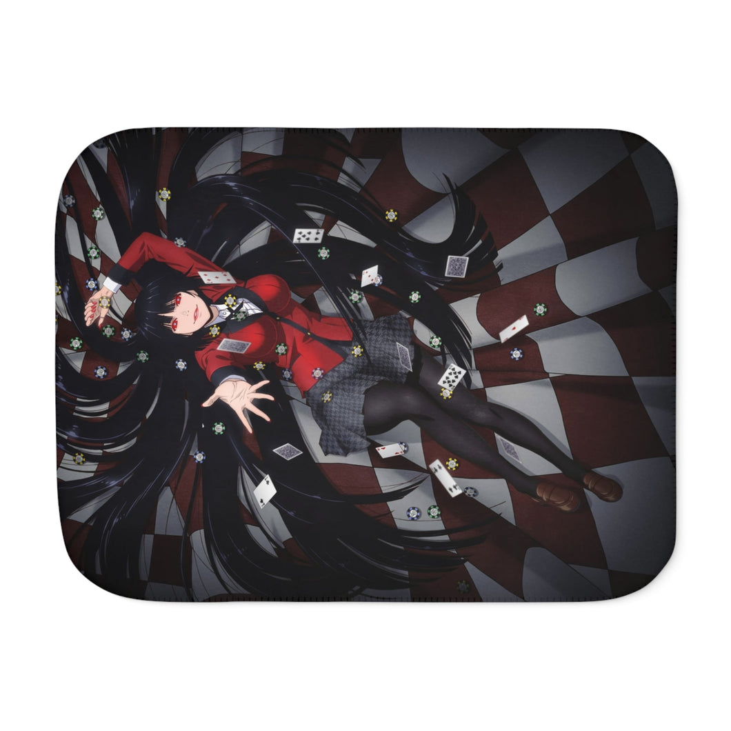 Kakegurui Yumeko Jabami Sherpa Blanket