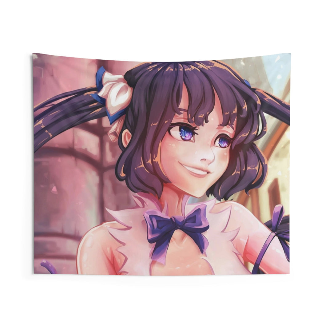 Is It Wrong To Try To Pick Up Girls In A Dungeon? Indoor Wall Tapestry