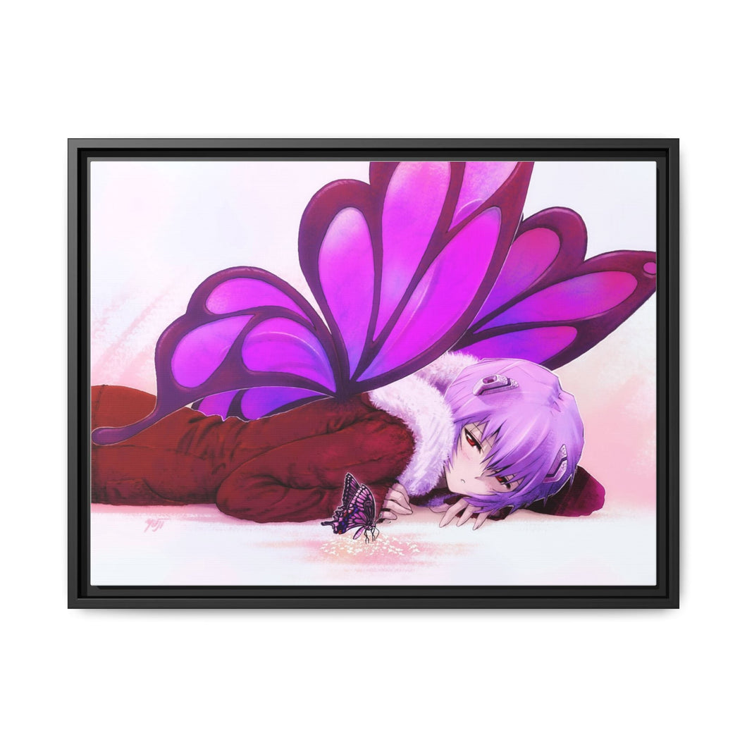 Anime Neon Genesis Evangelion Canvas Framed Art Print