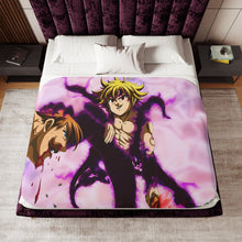 Load image into Gallery viewer, The Seven Deadly Sins Meliodas Sherpa Blanket

