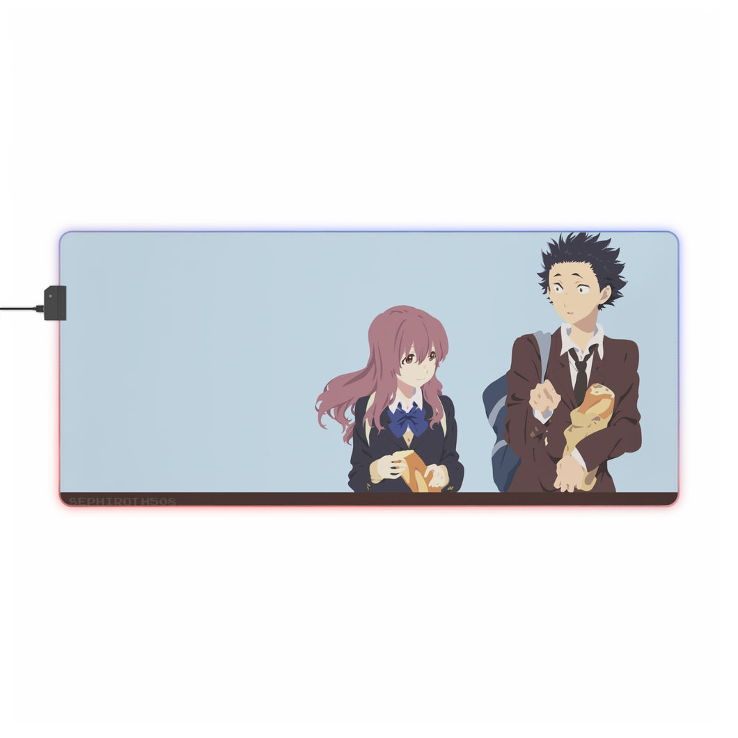 Koe No Katachi RGB LED Mouse Pad (Desk Mat)