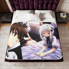 Load image into Gallery viewer, High School DxD Akeno Himejima, Issei Hyoudou, Koneko Toujou Sherpa Blanket
