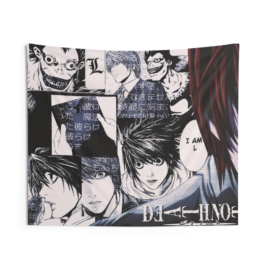 Death Note Light Yagami Indoor Wall Tapestry