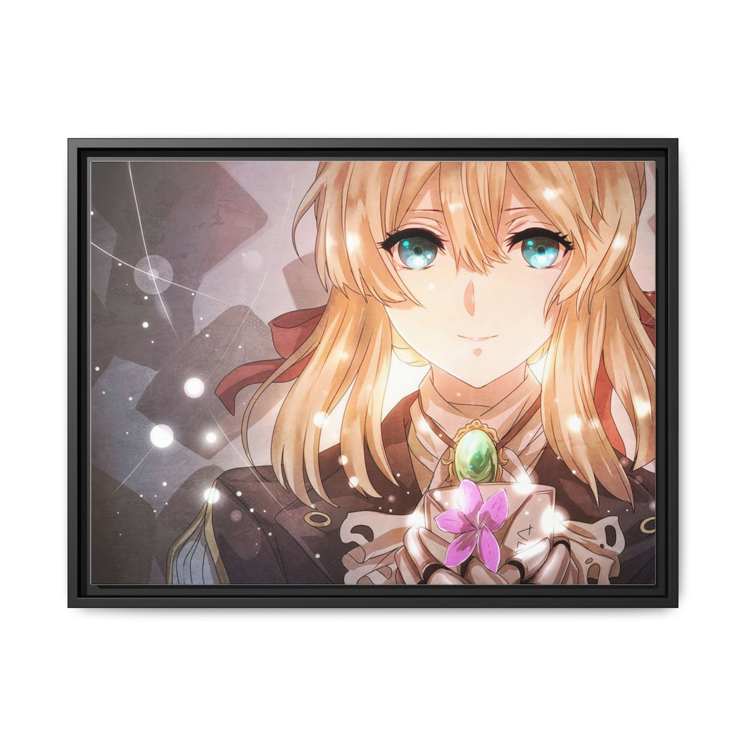 Anime Violet Evergarden Canvas Framed Art Print