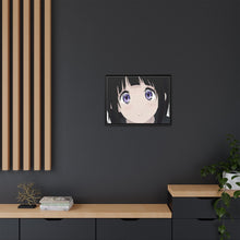 Load image into Gallery viewer, Eru Chitanda  Face Canvas Framed Art Print
