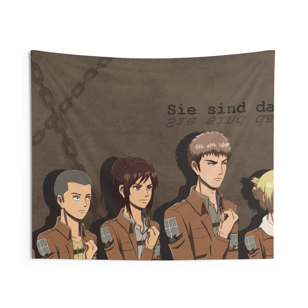Anime Attack On Titan Indoor Wall Tapestry