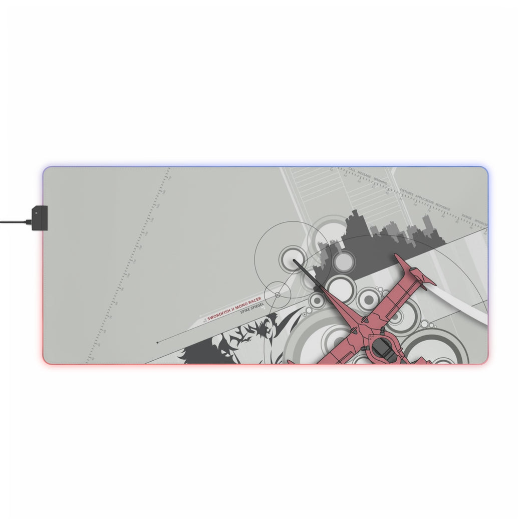 Anime Cowboy Bebop RGB LED Mouse Pad (Desk Mat)
