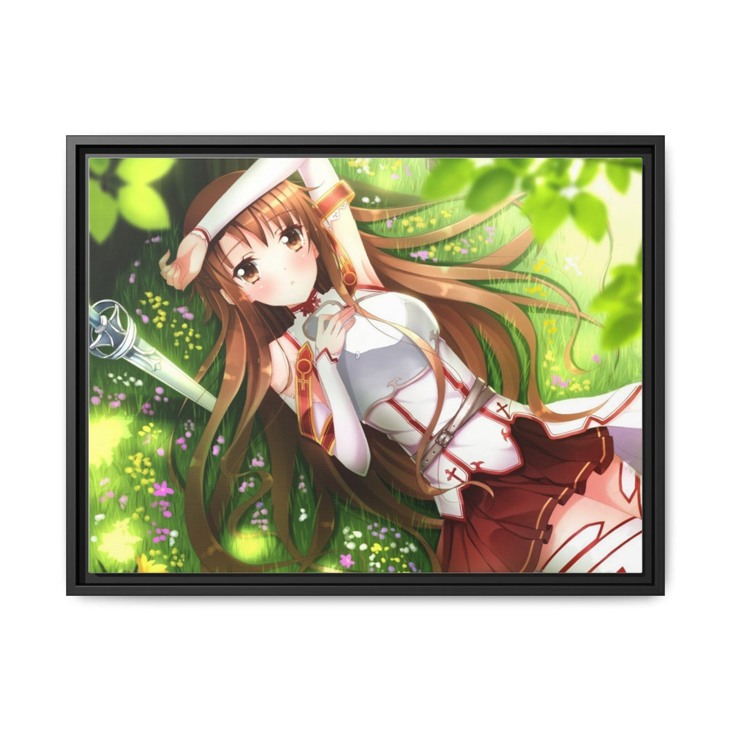 Sword Art Online Asuna Yuuki Canvas Framed Art Print