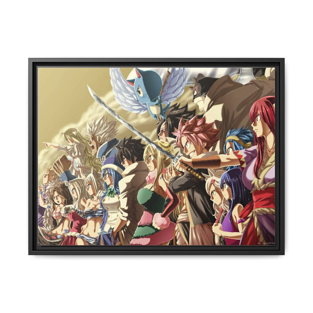 Anime Fairy Tail Canvas Framed Art Print