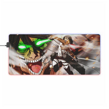 Load image into Gallery viewer, Anime Attack On Titan RGB LED Mouse Pad (Desk Mat)
