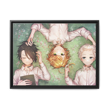 Load image into Gallery viewer, The Promised Neverland Ray, Norman, Emma Canvas Framed Art Print
