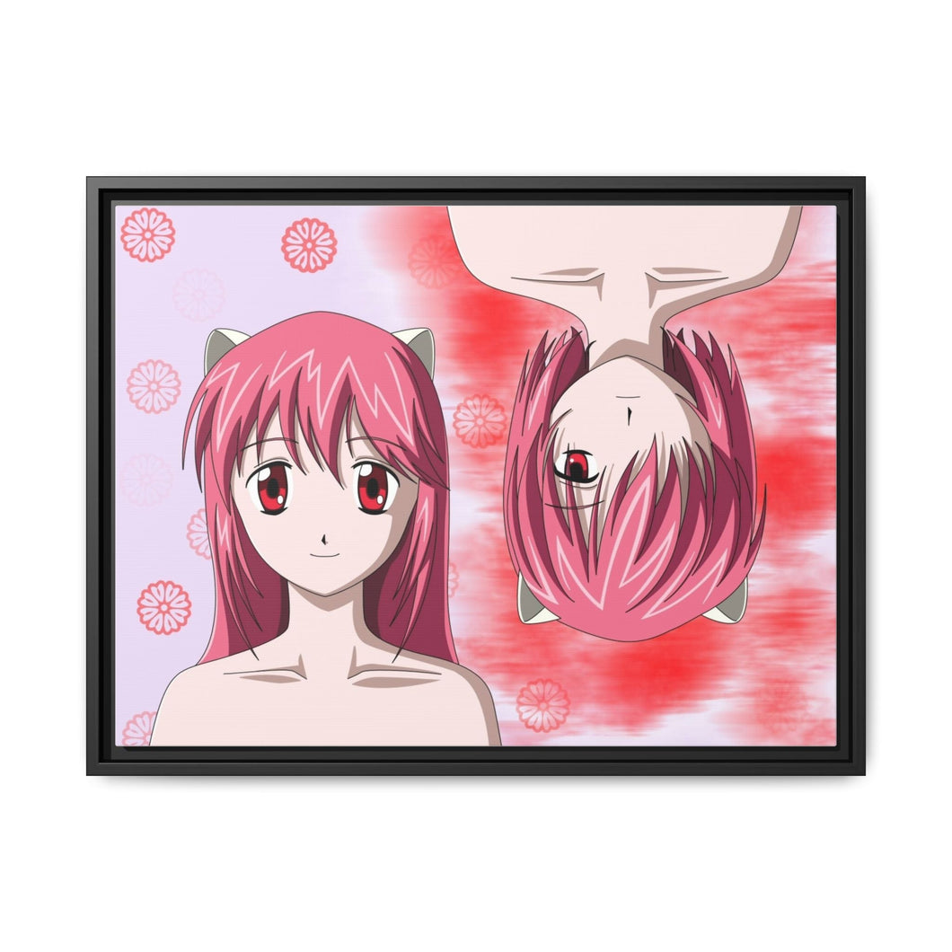 Anime Elfen Liedr Canvas Framed Art Print